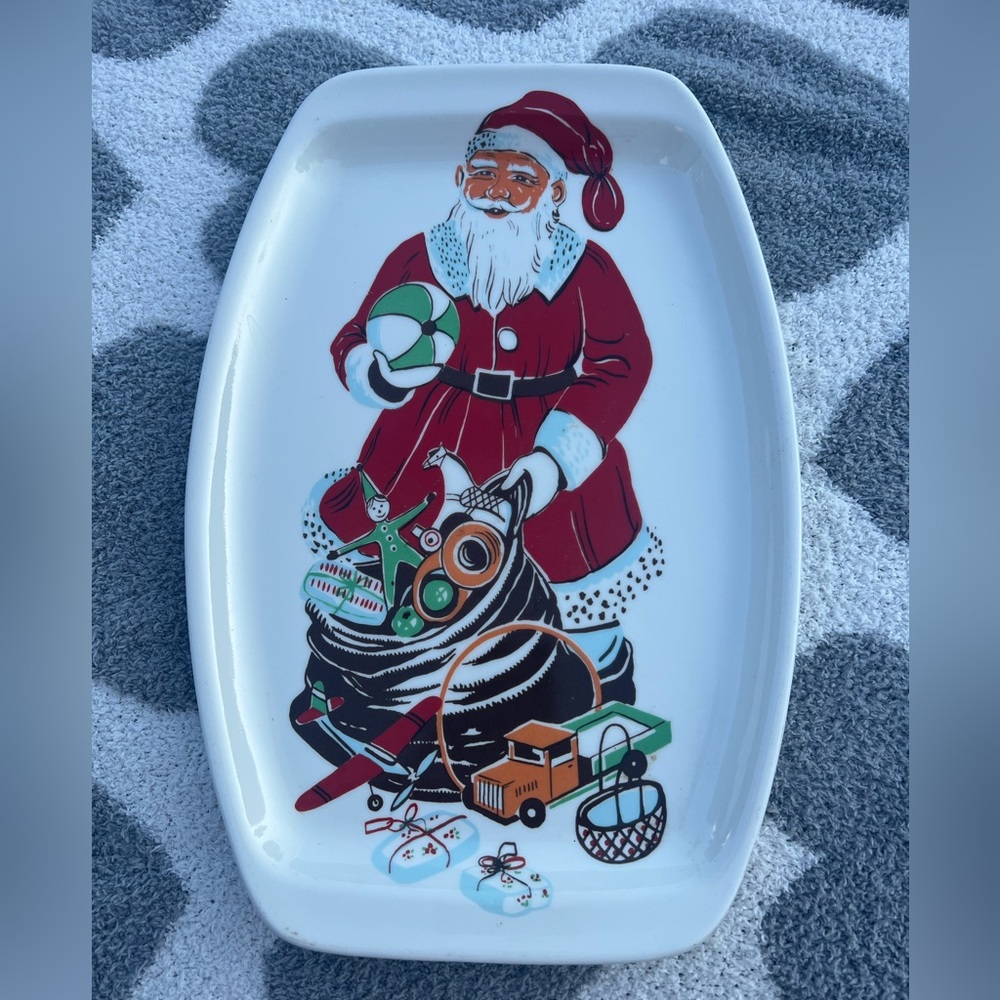 Figgjo Norway 3503 Santa Christmas Platter